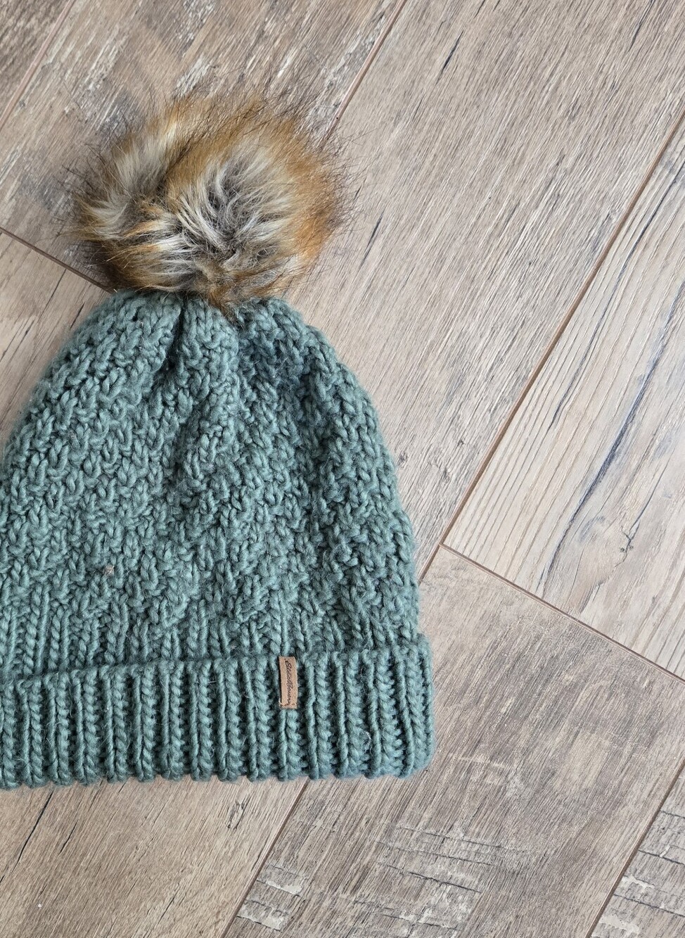 Eddie Bauer Winter Hat With A Pom Pom